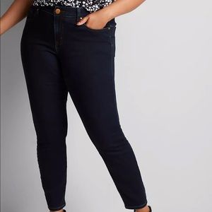 Like new high rise lane Bryant Jeans 14